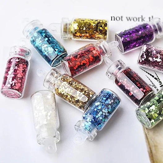 Nail Art Glitters, Flakes and Sequins Set (48 Jars) - Image 5