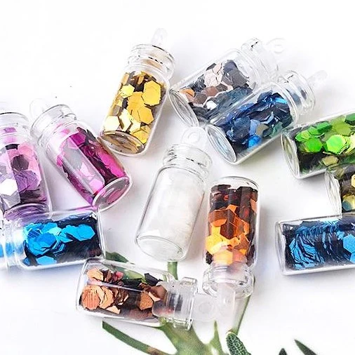 Nail Art Glitters, Flakes and Sequins Set (48 Jars) - Image 7