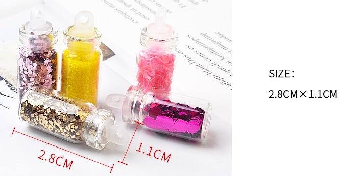 Nail Art Glitters, Flakes and Sequins Set (48 Jars) - Image 8