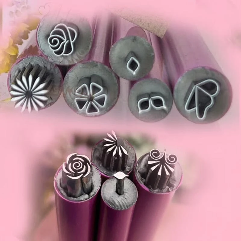 Nail Art Pattern Design Metal Tool Set - Image 12