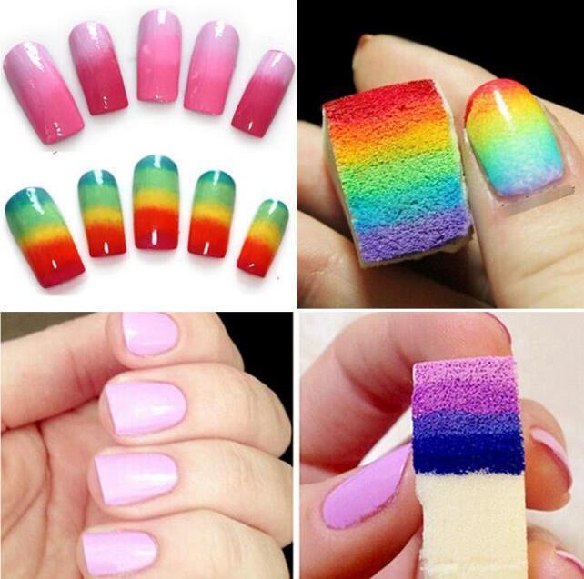 Nail Art Triangle Sponges 10pcs Pack - Image 5
