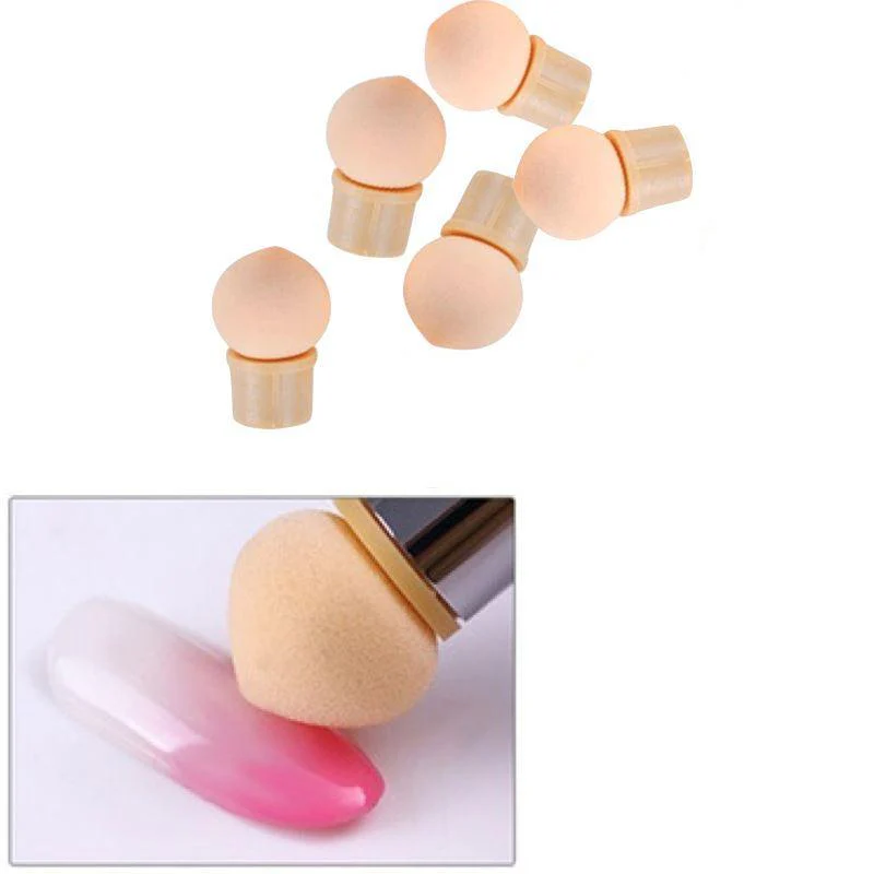 Nail Art Sponge Head Replacement 5pcs