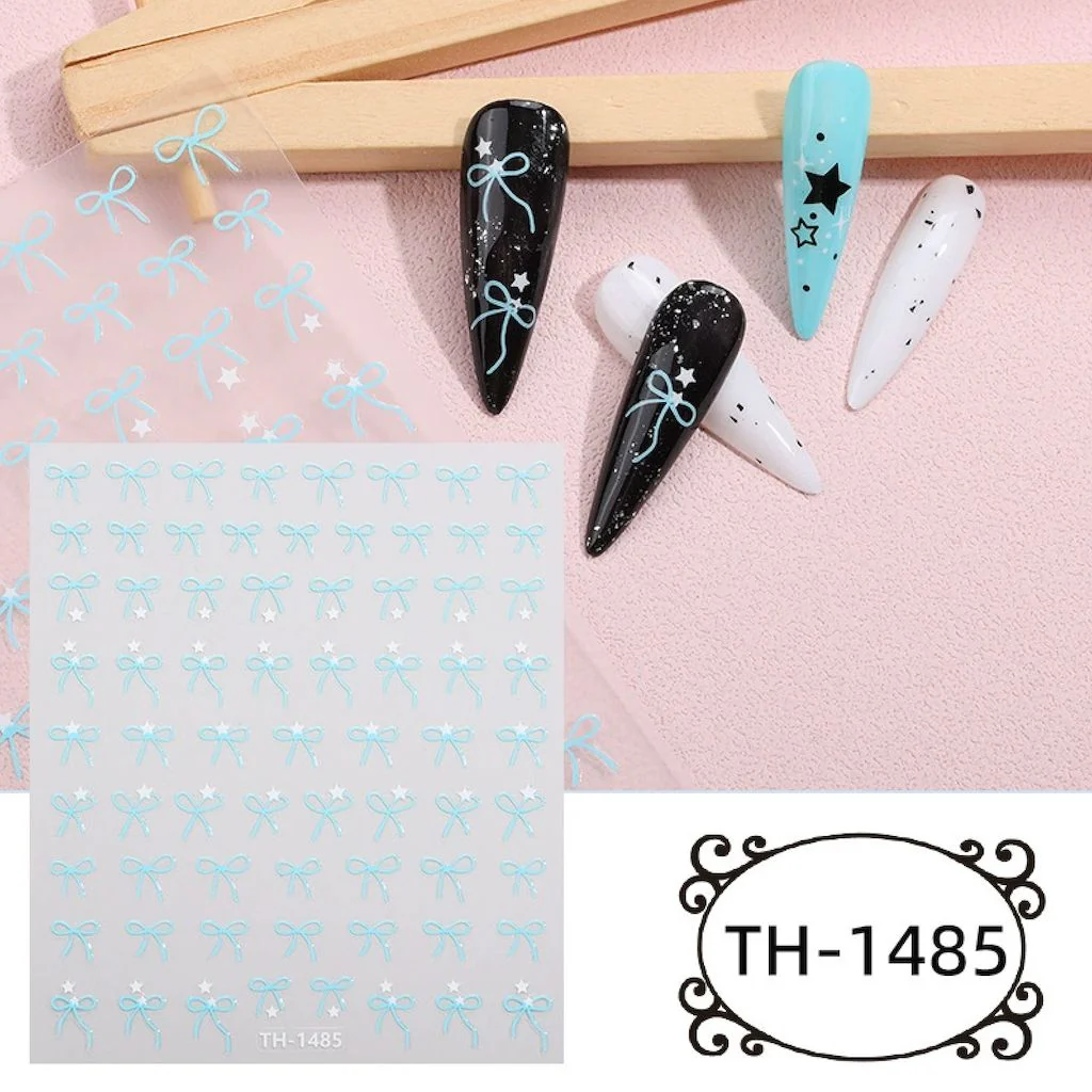 Nail Art Sticker - Bow - Image 3