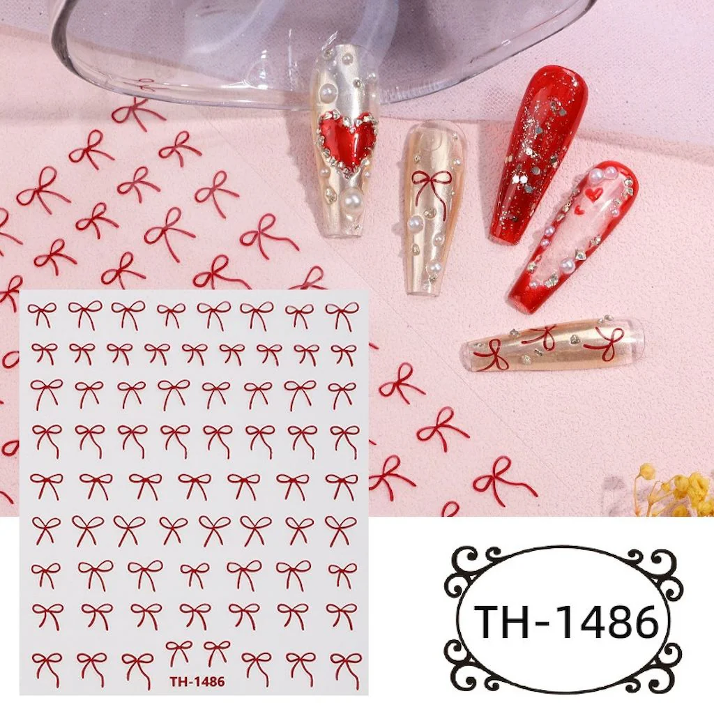 Nail Art Sticker - Bow - Image 4