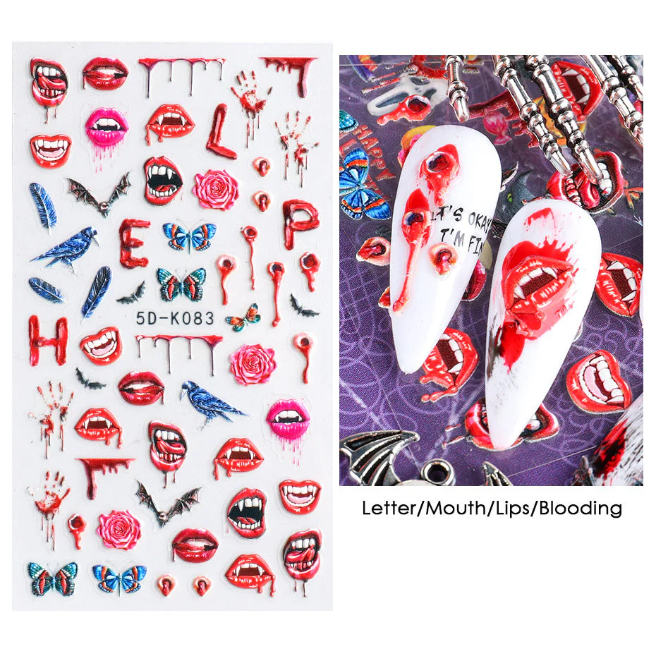 Nail Art Stickers - Halloween Festival - Image 6