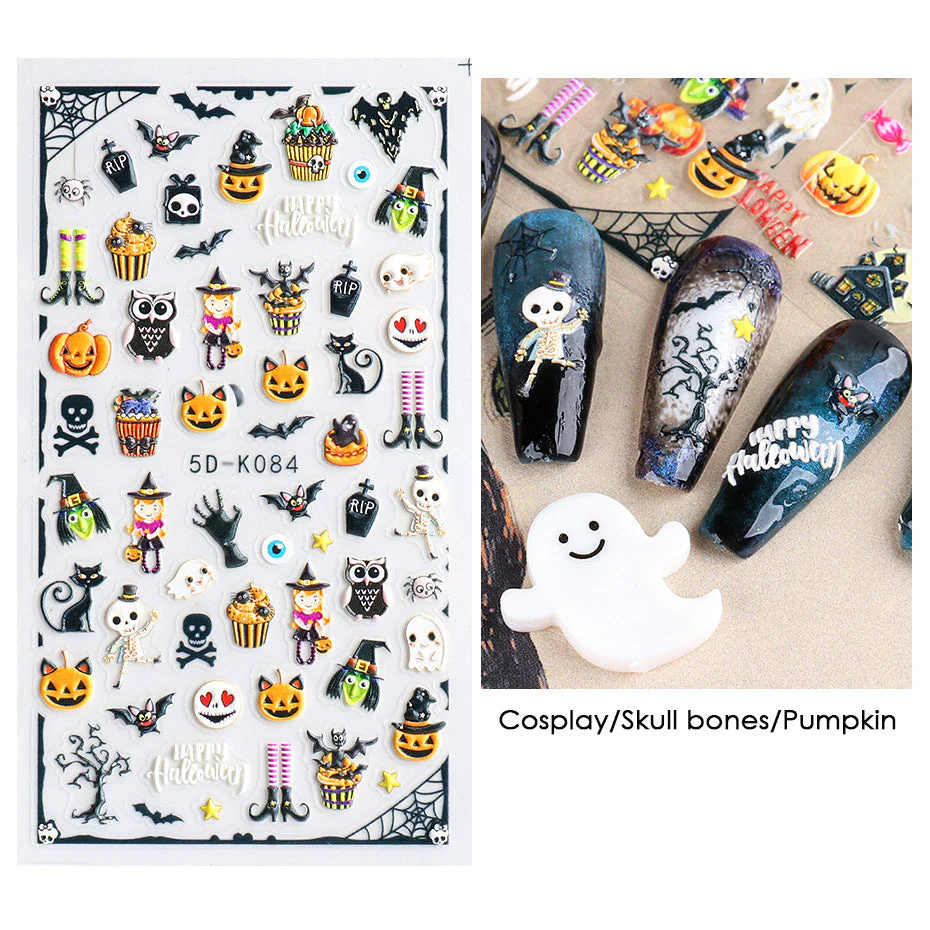 Nail Art Stickers - Halloween Festival - Image 7