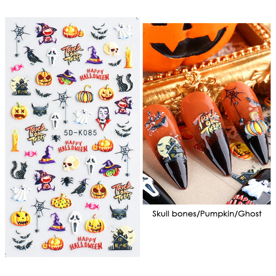Nail Art Stickers - Halloween Festival - Image 8