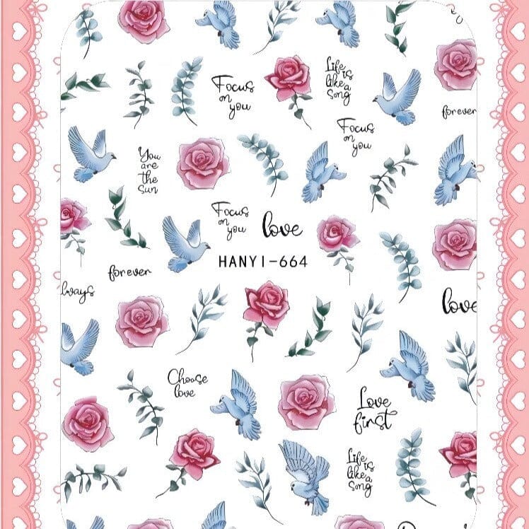 Nail Art Stickers HANYI - Image 28