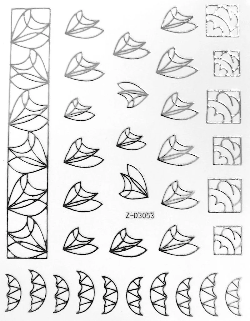 Nail Art Stickers LINES Collection - Image 11