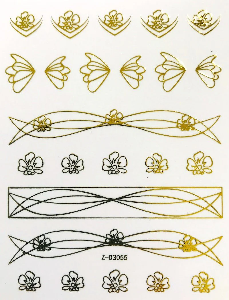Nail Art Stickers LINES Collection - Image 13