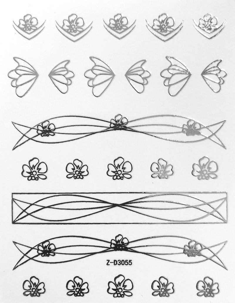 Nail Art Stickers LINES Collection - Image 14