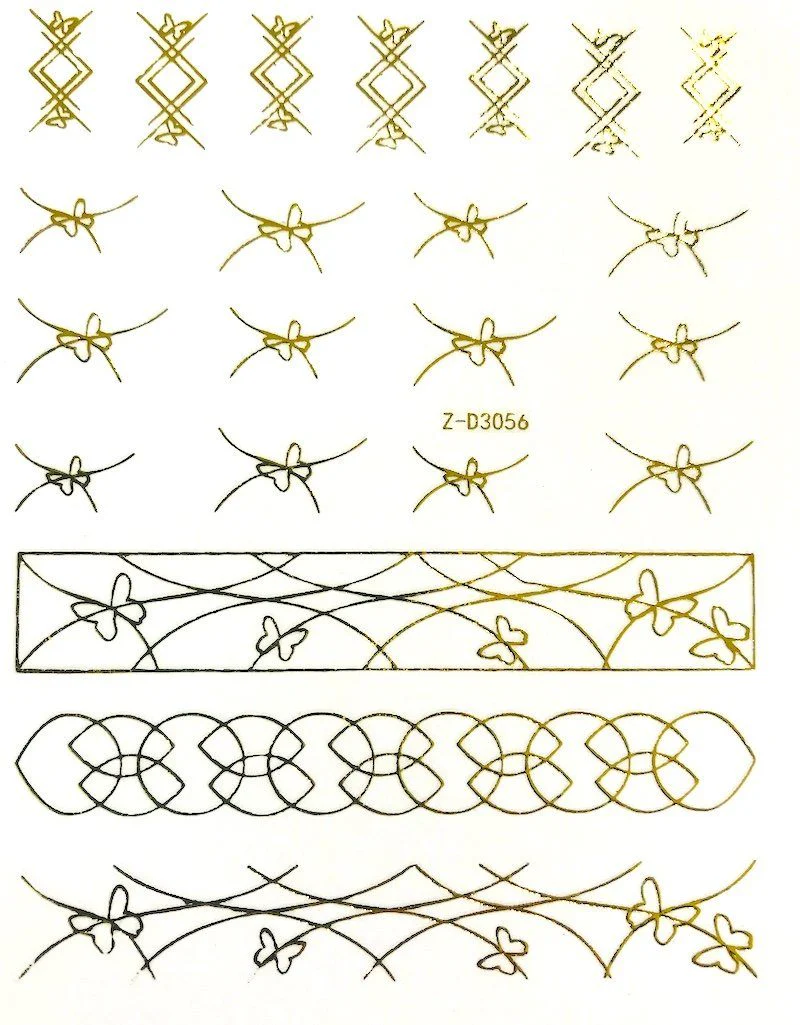 Nail Art Stickers LINES Collection - Image 15