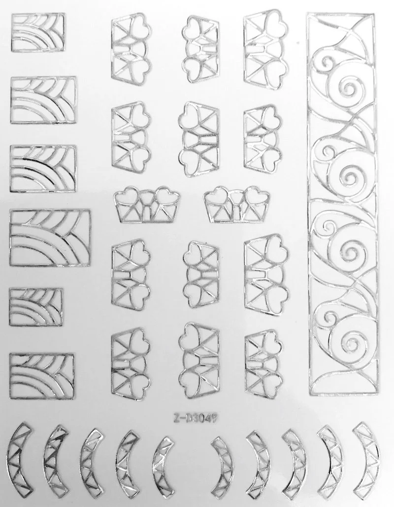 Nail Art Stickers LINES Collection - Image 3