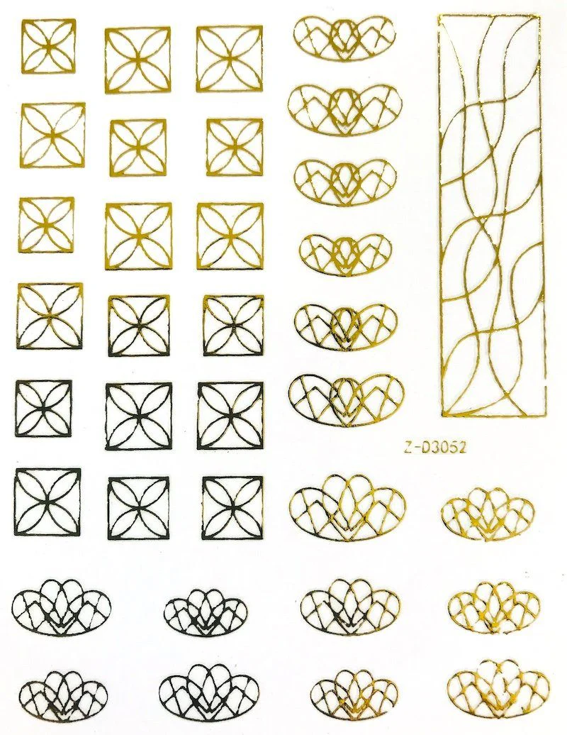 Nail Art Stickers LINES Collection - Image 8