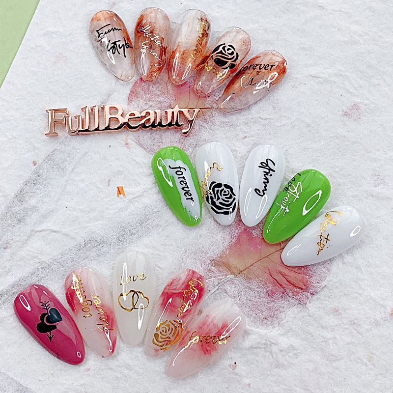 Nail Art Stickers - LOVE - Image 2
