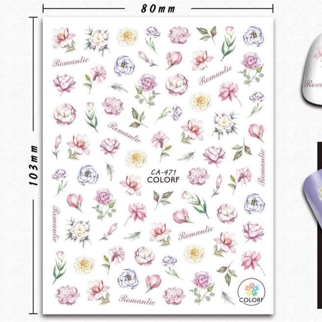 Nail Art Stickers - Love and Hearts - Image 5
