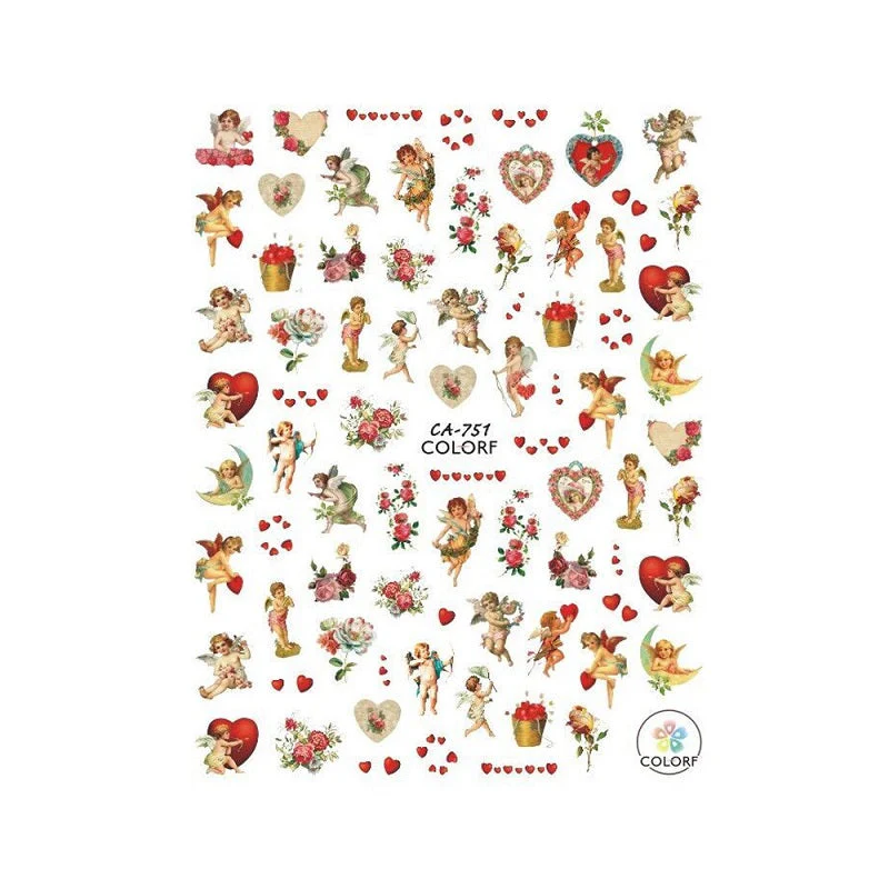 Nail Art Stickers - PARIS & LOVE - Image 5