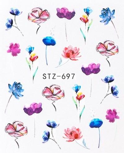 Nail Art Water Transfer Decals STZ Collection - Image 3