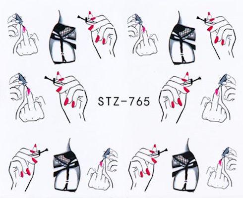 Nail Art Water Transfer Decals STZ Collection - Image 6