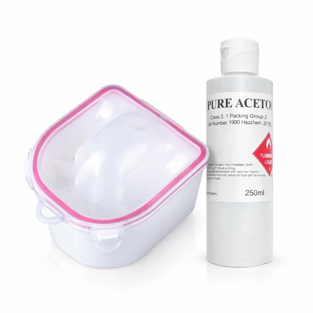 Removal Pack - Nail Bath + 100% Pure Acetone - Image 4
