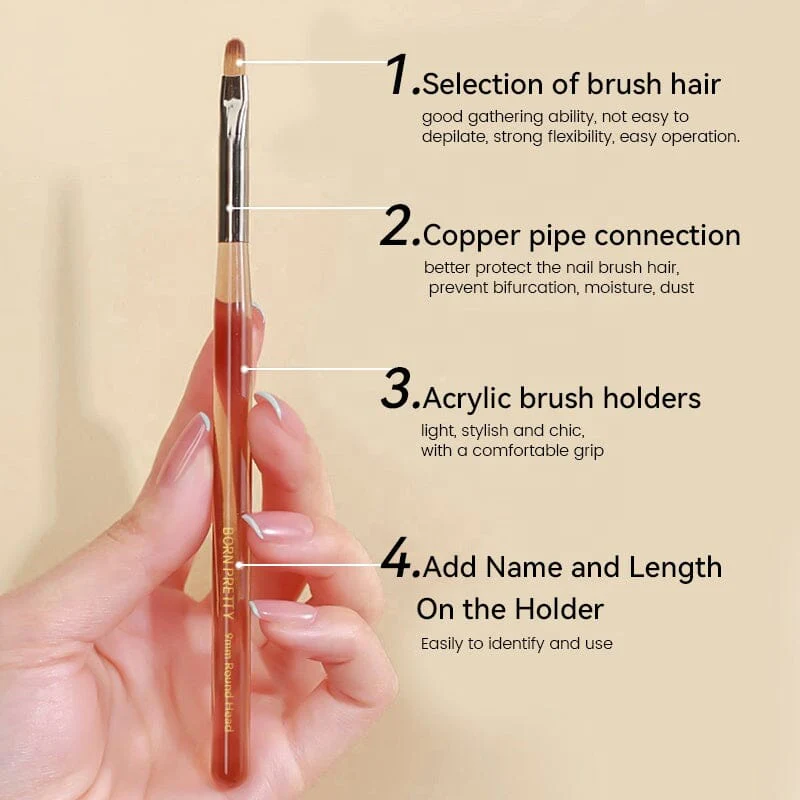 Nail Brush Set 9pcs - Image 3