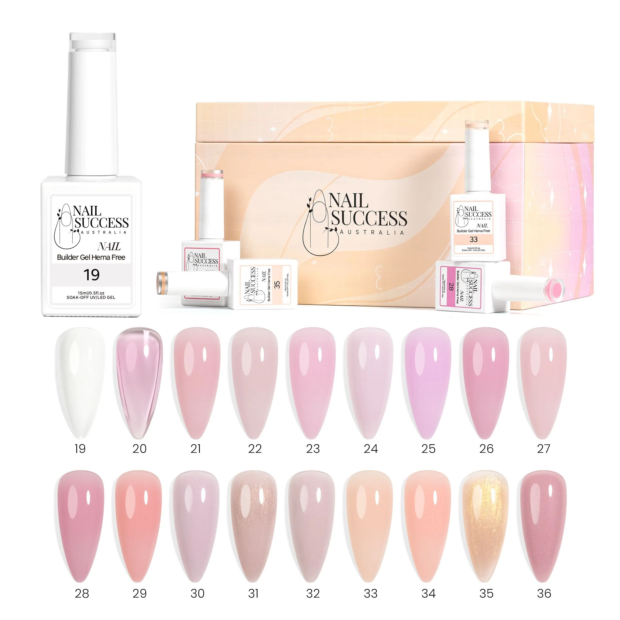 Nail Builder Gel Hema Free - Image 36
