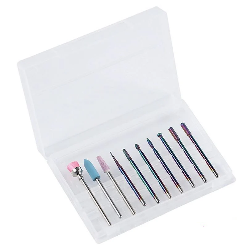 Nail Drill Bits Complete Set 10pcs - Image 2