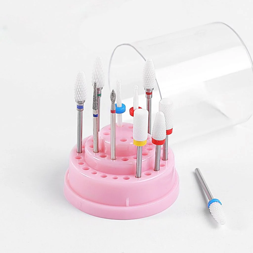 Nail Drill Bits Holder Stand Display 48 Holes - Image 2
