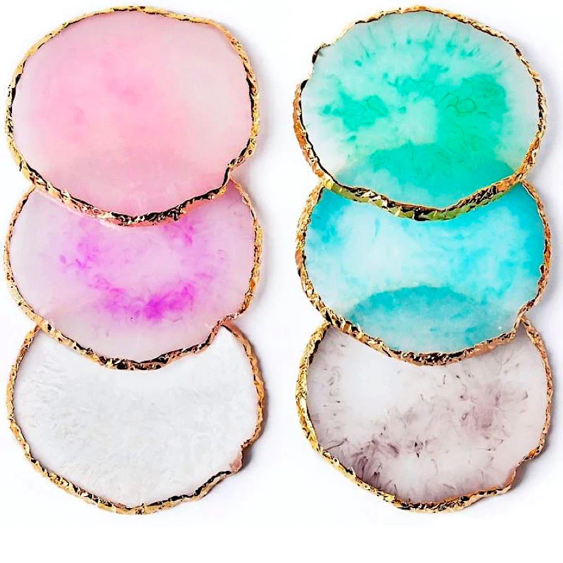 Nail Palette Display & Gel Mixing Board - Resin Stone - Image 2