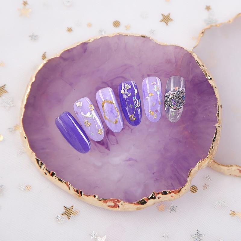 Nail Palette Display & Gel Mixing Board - Resin Stone - Image 4