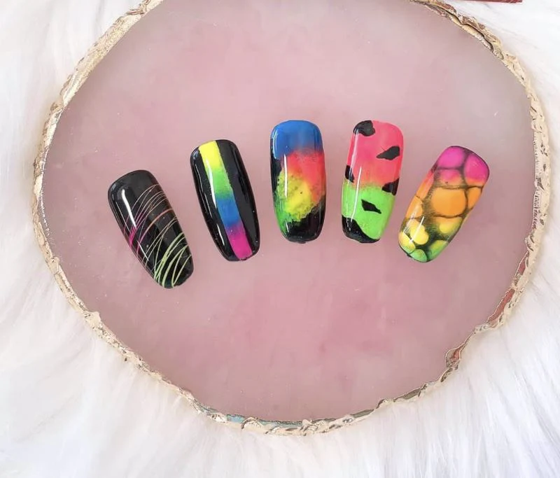 Nail Palette Display & Gel Mixing Board - Resin Stone - Image 6