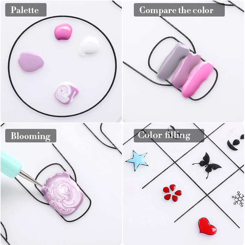Nail Practice Silicone Mat Born Pretty - Image 3