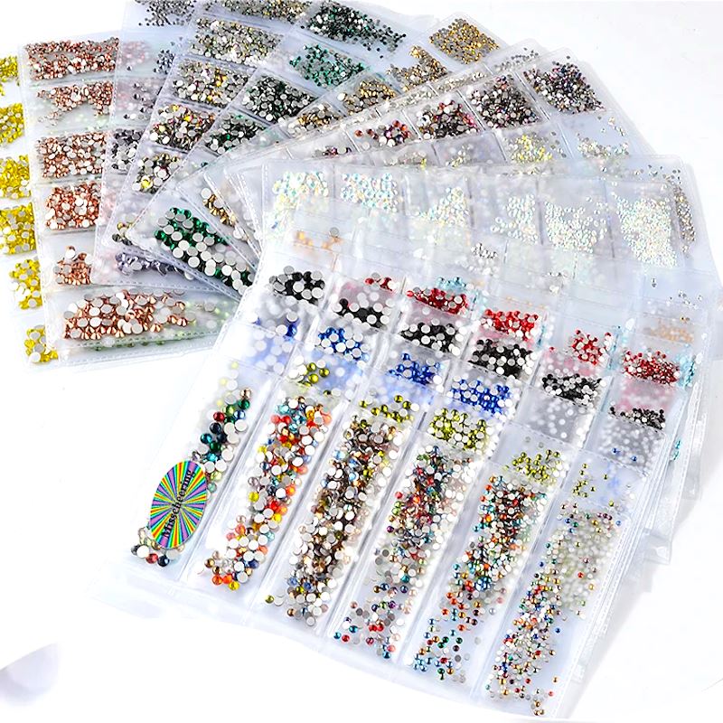 Nail Rhinestones Mixed Sizes Pack
