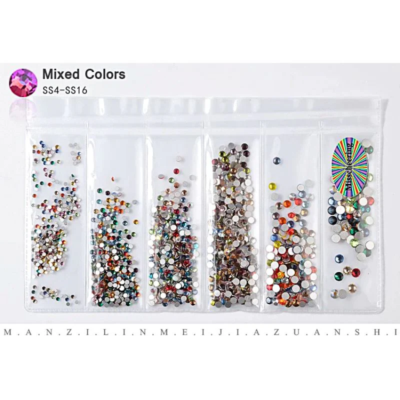 Nail Rhinestones Mixed Sizes Pack - Image 17