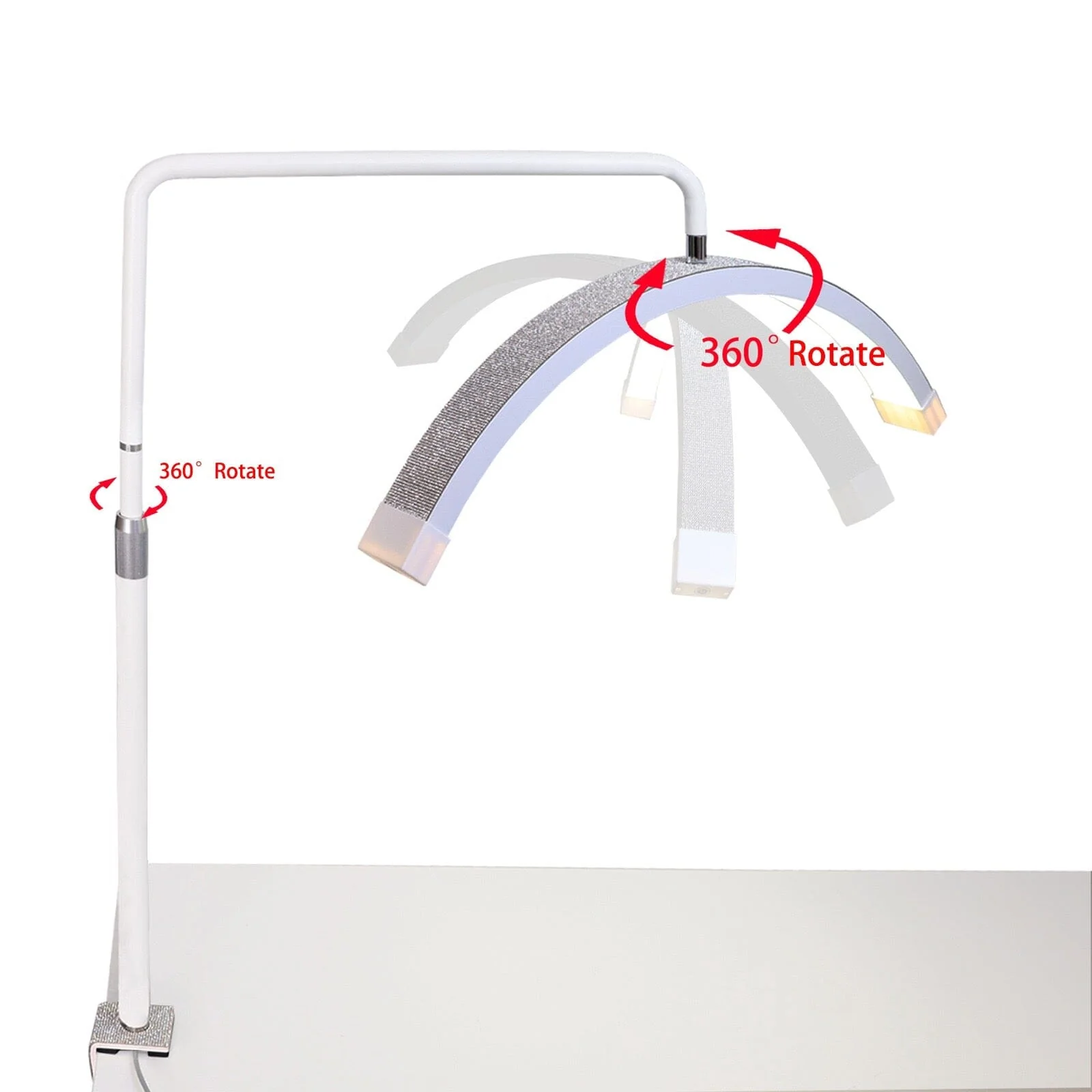 Adjustable Half Moon LED Nail Lamp - Image 4
