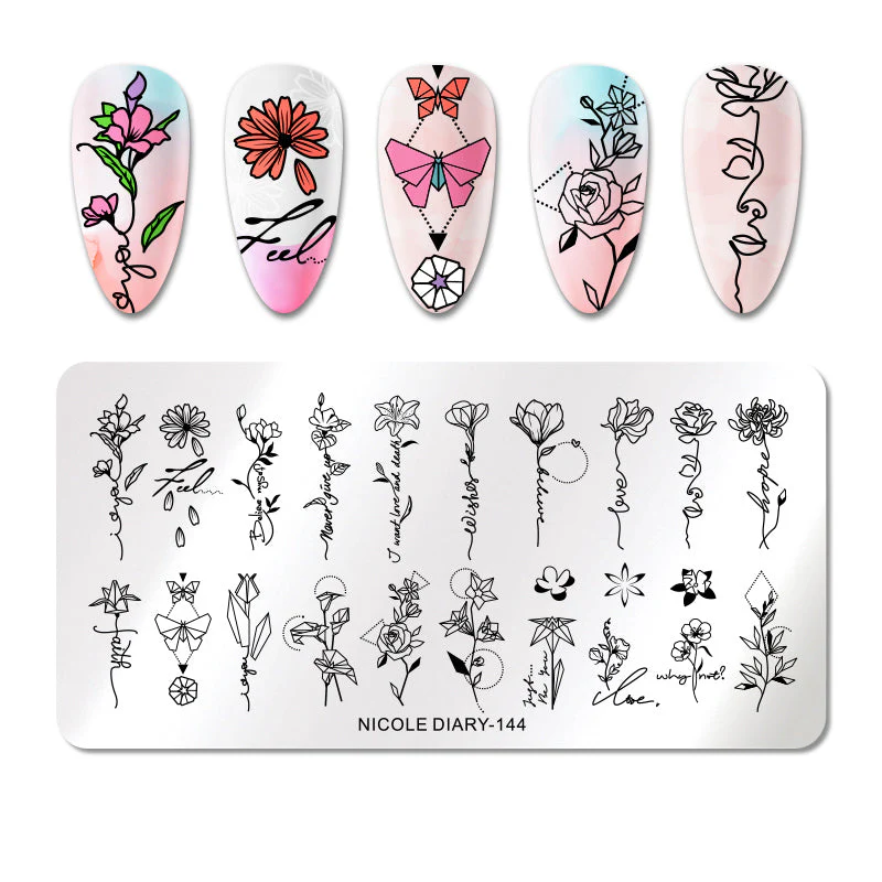 Nail Stamping Plates Nicole Diary - Image 14