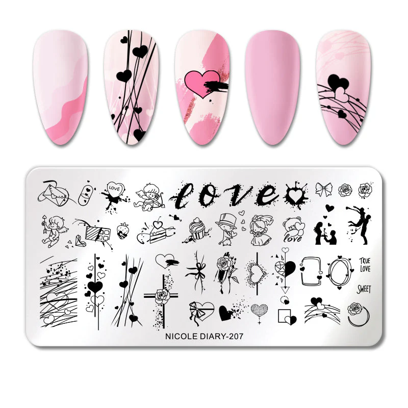 Nail Stamping Plates Nicole Diary - Image 24