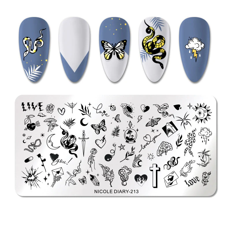 Nail Stamping Plates Nicole Diary - Image 26