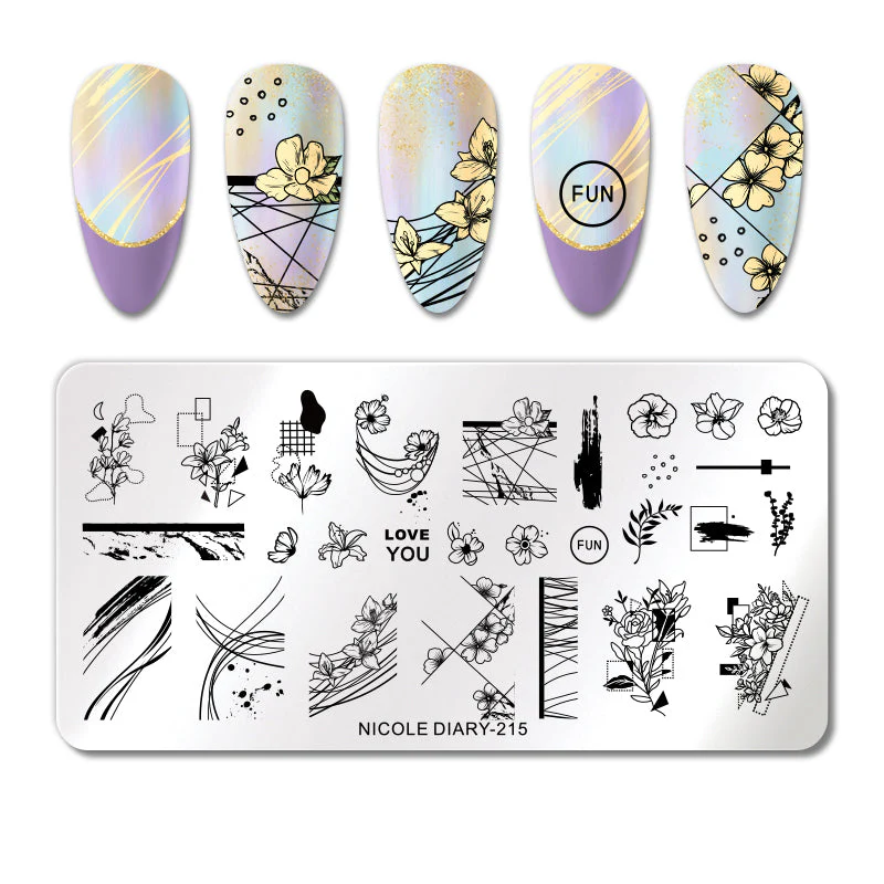 Nail Stamping Plates Nicole Diary - Image 28