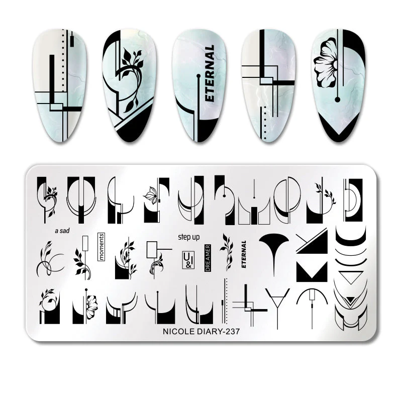 Nail Stamping Plates Nicole Diary - Image 31