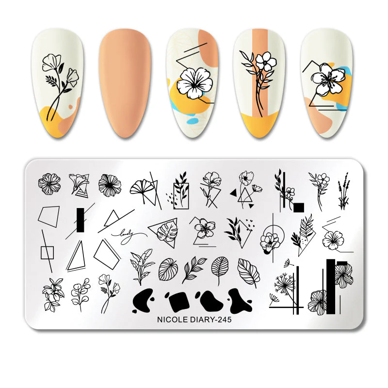 Nail Stamping Plates Nicole Diary - Image 34