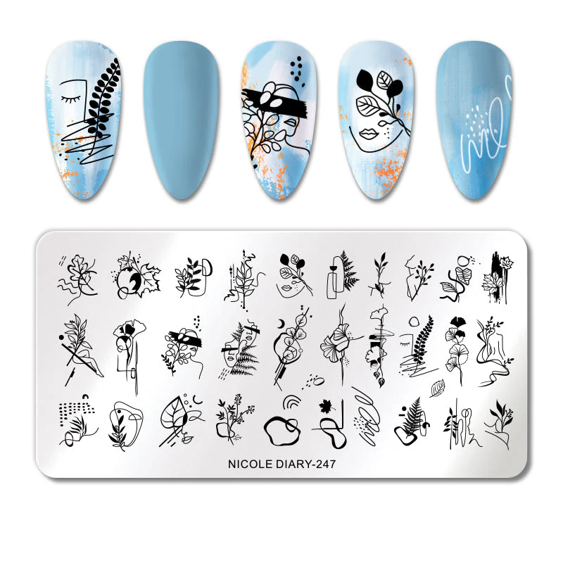 Nail Stamping Plates Nicole Diary - Image 35