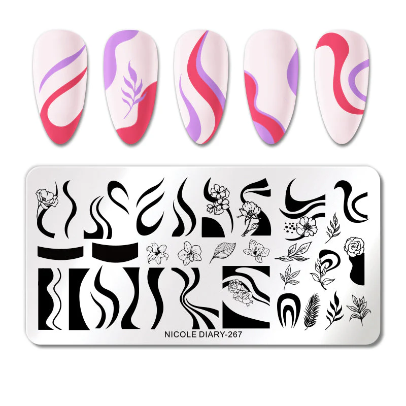 Nail Stamping Plates Nicole Diary - Image 42