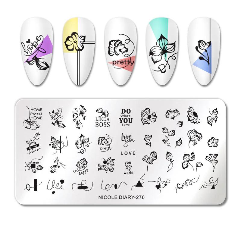 Nail Stamping Plates Nicole Diary - Image 49