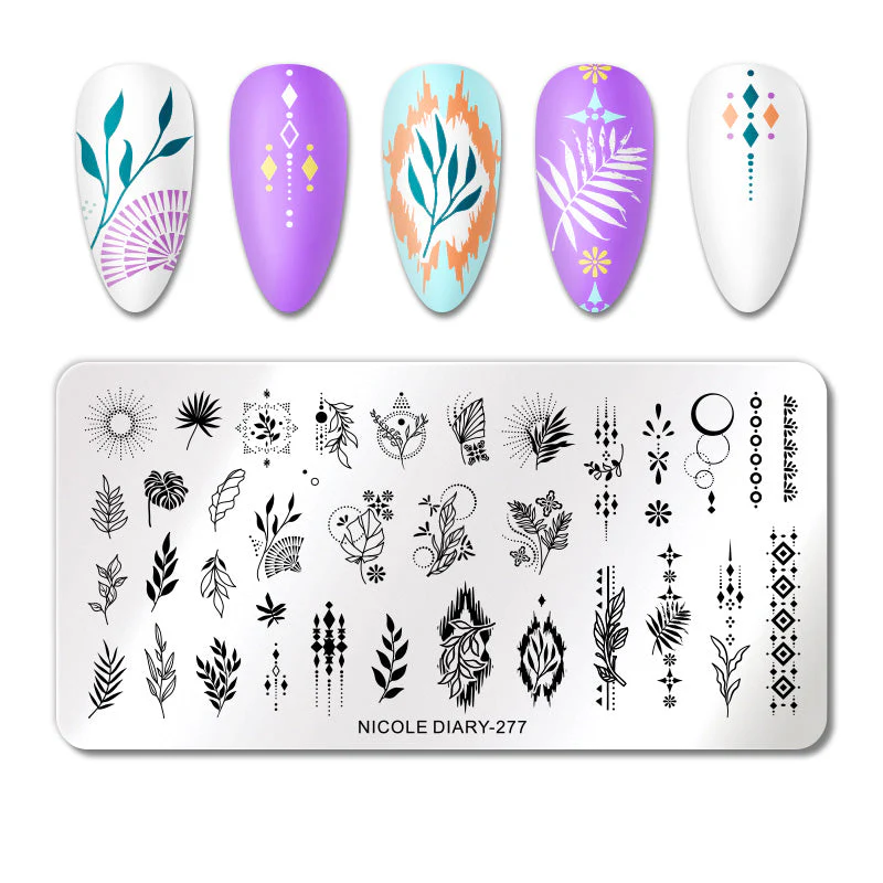 Nail Stamping Plates Nicole Diary - Image 50