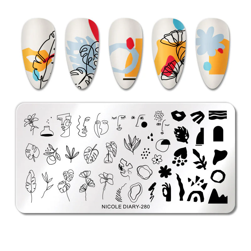 Nail Stamping Plates Nicole Diary - Image 53