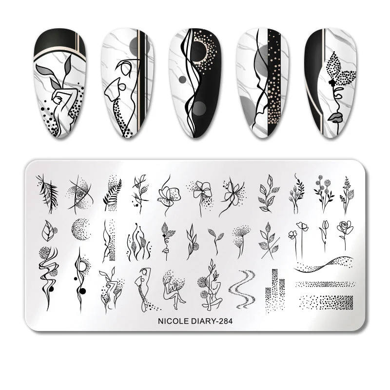 Nail Stamping Plates Nicole Diary - Image 57