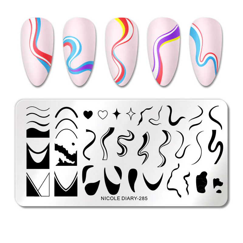 Nail Stamping Plates Nicole Diary - Image 58