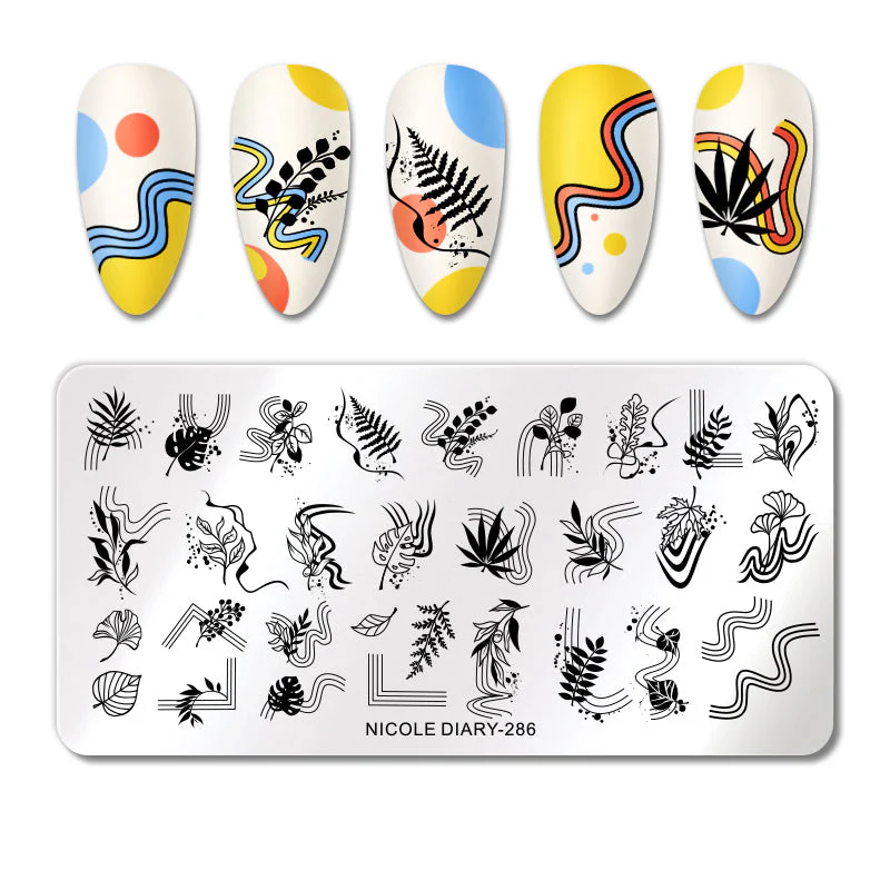 Nail Stamping Plates Nicole Diary - Image 59