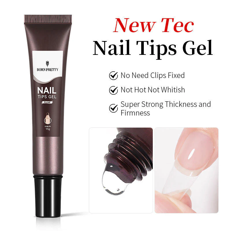 Nail Tips Gel In A Tube Born Pretty - Image 4